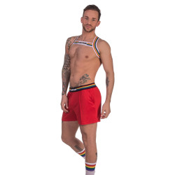 Barcode Berlin Harnais élastique Barcode Pride Blanc